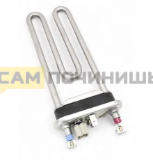 HTR005SA ТЭН стиральной машины Samsung 1900W (прям.с отв.L=185 , R12, F28, K2 +датч.)  HTR000SA, DC47-00006B, DC47-00006J