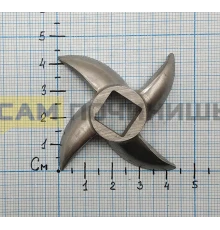 (НЗ) MM0101W !!! Нож для мясорубки PANASONIC, D-61.2mm, под шток10.8mm/12.1mm, зам.MGR100UN, M01M095